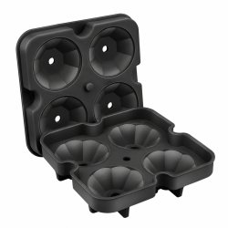 RealG RC-K-1780 Silikónová forma na ľad XL - diamanty, 4 ks