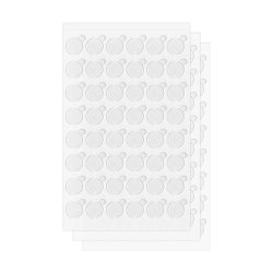 Rebel NAR0491 Oboustranná samolepicí kolečka 10 mm, 144 ks, transparentní