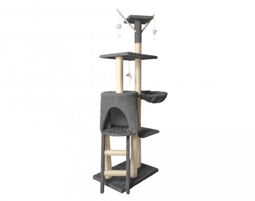 Malatec 7927 Škrabadlo pre mačky 138 cm šedá