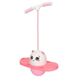 KIK KX2631 Skákadlo pro děti Pogo Jumper, bílo-růžové