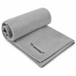 Trizand 27783 Rýchloschnúci uterák 120 x 60 cm, sivý
