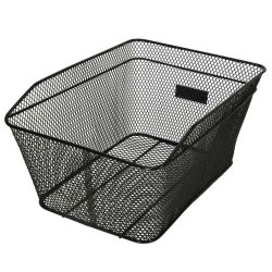 KIK KX3948 Kovový košík na zadný nosič 33 x 18,5 x 23,5 cm, čierny