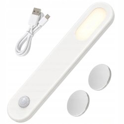 Verk 12425 LED svietidlo s pohybovým senzorom, magnetické, USB, 1,5 W, biele