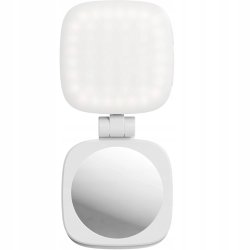 Verk 12489 LED selfie světlo na telefon se zrcátkem, 40 LED, USB-C
