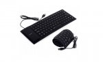 Verk 06179_CZ Flexibilná silikónová klávesnica k PC čierna