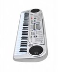 APT AG278 Elektronické klávesy s mikrofonem, 54 kláves stříbrná