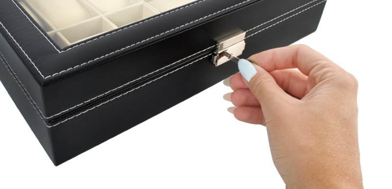 ISO 8497 Organizér na okuliare a hodinky Box na 9ks