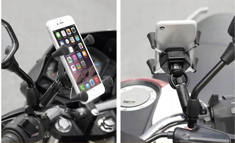 Trizand 8685 Držiak pre mobil na riadidlá motocykla s nabíjačkou