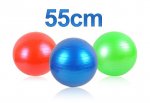 ISO Gymnastický míč 55 cm + hustilka