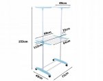 Verk 01410 Sušiak na bielizeň 153x115x49cm