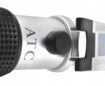 Refraktometer -0-40% BRIX, 0-25% ALC + ATC