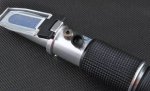 Refraktometer -0-40% BRIX, 0-25% ALC + ATC
