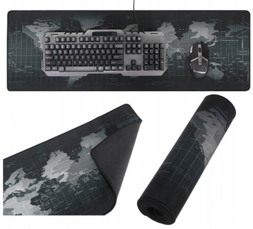 Izoxis 8517 Podložka pod myš mapa světa 29.5 x 87.5cm