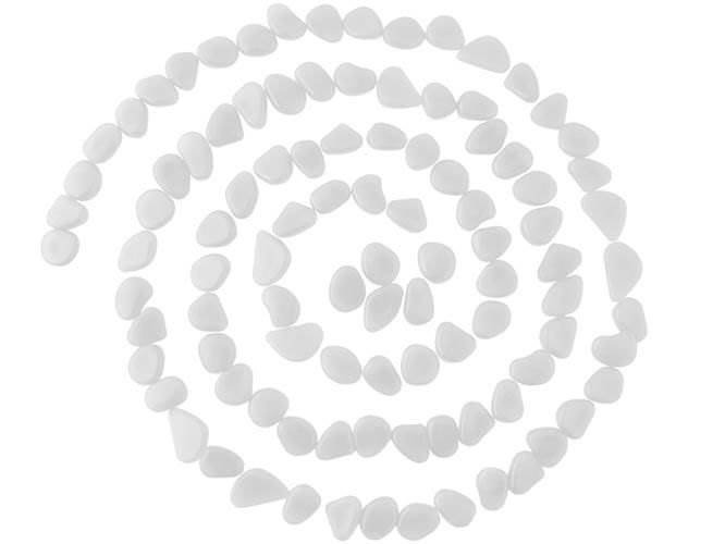 ISO 8767 Svítící kameny bílá 100 ks