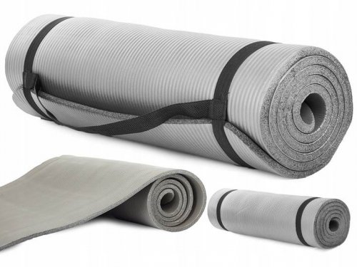 Verk Fitness podložka na cvičenie 180 x 60 cm sivá