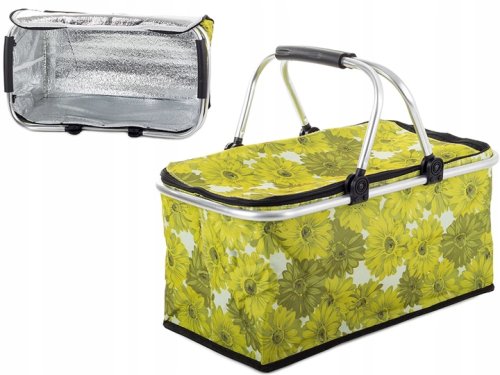 Verk 14195 Nákupný skladací košík zelený kvet