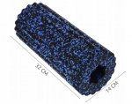 ISO 8681 Pěnový válec s výstupky Roller Yoga černomodrá