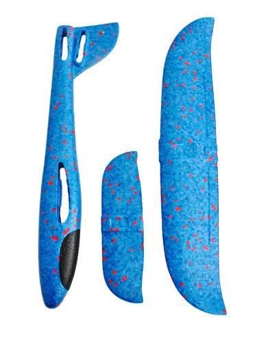 Kruzzel 9137 Pěnové Házecí Letadlo 37cm modré