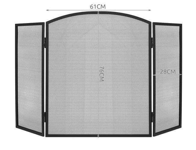 Kaminer PK013 Krbová zástena 118 x 76 cm čierna