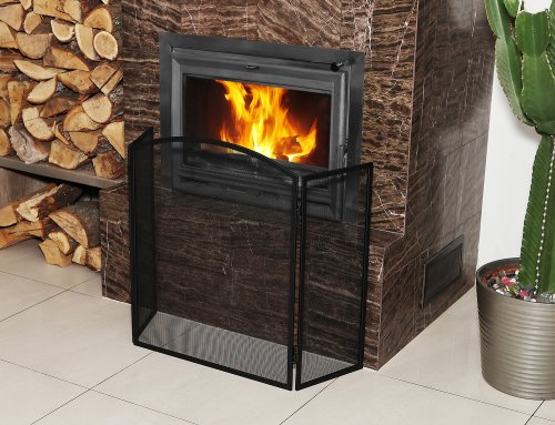 Kaminer PK013 Krbová zástena 118 x 76 cm čierna