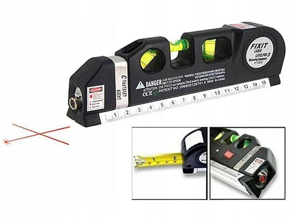 Verk LevelPro3 LV-03 Laserová hladina s metrem 2,5 m, černá