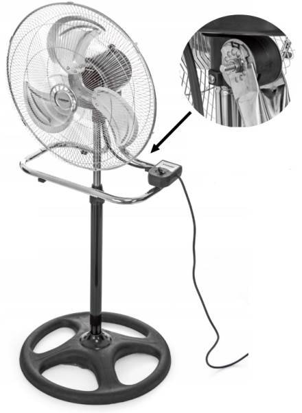 KIK KX6828 Ventilátor 70W podlahový, tyčový 2v1