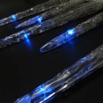 GT E23A Vianočné LED osvetlenie cencúle 20ks modrá 6m