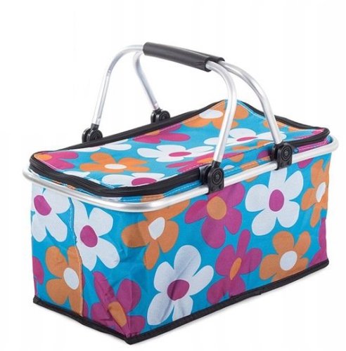 Verk 14195 Nákupní skládací košík modrý květ