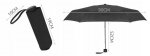 ISO 9114 Skládací Mini deštník 90cm černý