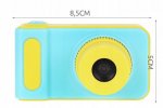 ISO 8941 Detský digitálny fotoaparát 2GB modro žltá