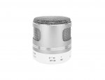 ISO 9099 LED Mini Bluetooth reproduktor stříbrná