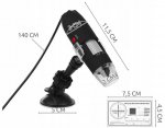 ISO 9295 USB digitálny mikroskop k PC, 50-1600x