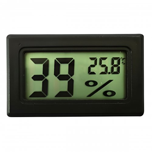 Ruhhy 9310 Digitálny LCD Teplomer a Vlhkomer Vnútorný do Panelu