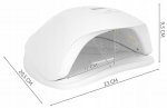 Beautylushh SunX UV Lampa 36 LED 48W s klipy bílá