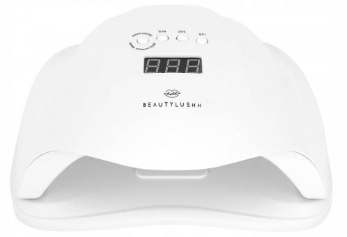 Beautylushh SunX UV Lampa 36 LED 48W s klipy bílá