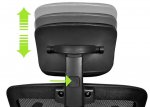 Malatec 8981 Kancelárska ergonomická stolička čierna