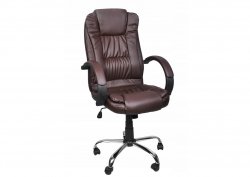 Malatec 8985 Kancelářská židle EKO kůže hnědá
