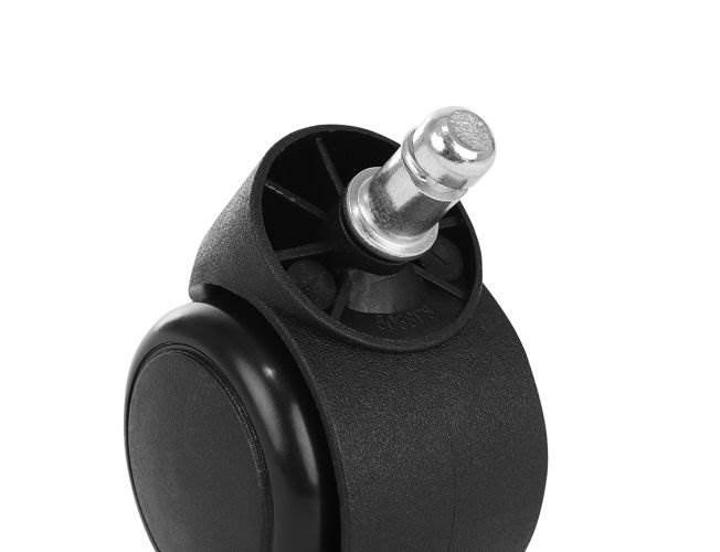 Malatec 9086 Kolieska pre herné kresla 5 ks čierna