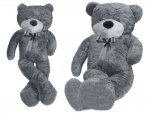 Velký plyšový medvěd šedý 190 cm