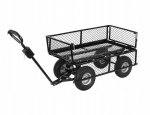 Malatec 9038 Zahradní vozík s výklopnými boky nosnost 600 Kg 