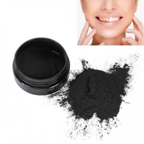 CHARCOAL bieliace zubné púder 30 g