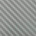 KIK Karbónová fólia 4D 10 x 152 cm strieborná