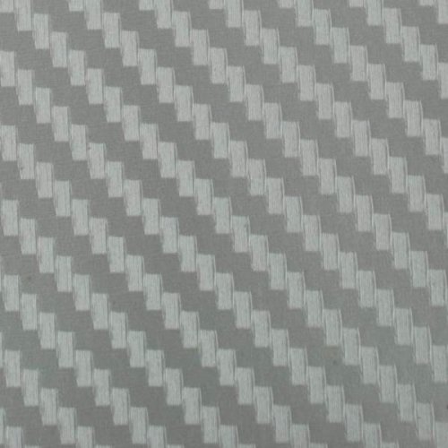KIK Karbónová fólia 4D 10 x 152 cm strieborná