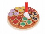 Kruzzel 9354 Dřevěná krájecí pizza PIZZA 21cm