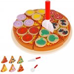 Kruzzel 9354 Drevená krájacia pizza PIZZA 21cm