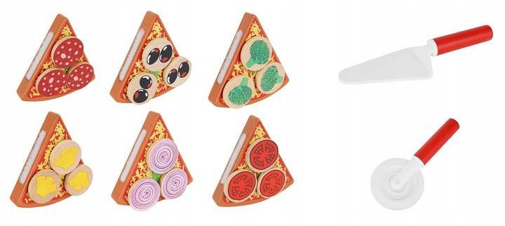Kruzzel 9354 Drevená krájacia pizza PIZZA 21cm