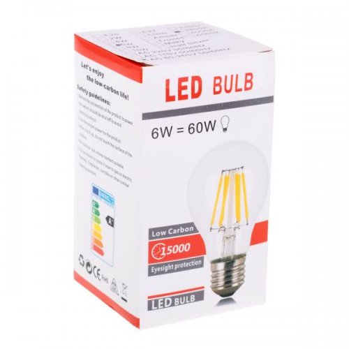 KIK KX6850 Žárovka dekorační LED Edison 6W E27