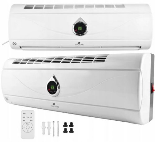 Malatec 9010 Vzduchová clona 2000W bílá