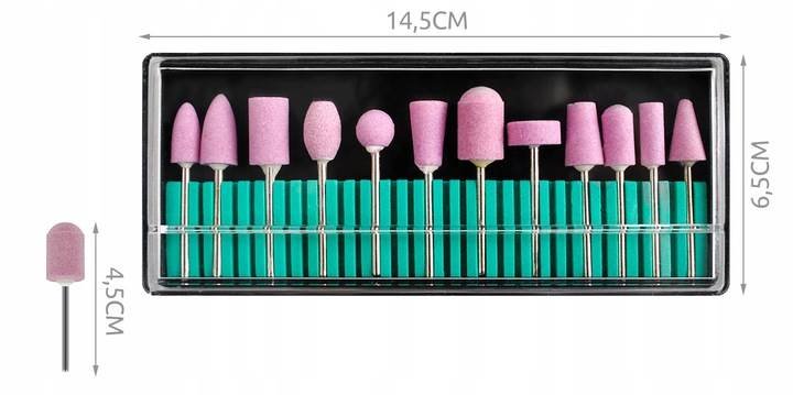 Beautylushh 8944 Sada nástavců pro brusku na nehty XXL