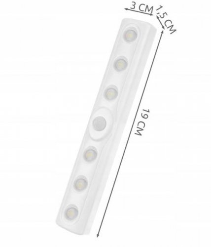 ISO 9111 LED Osvětlení s pohybovým senzorem 6 LED, 3x AAA